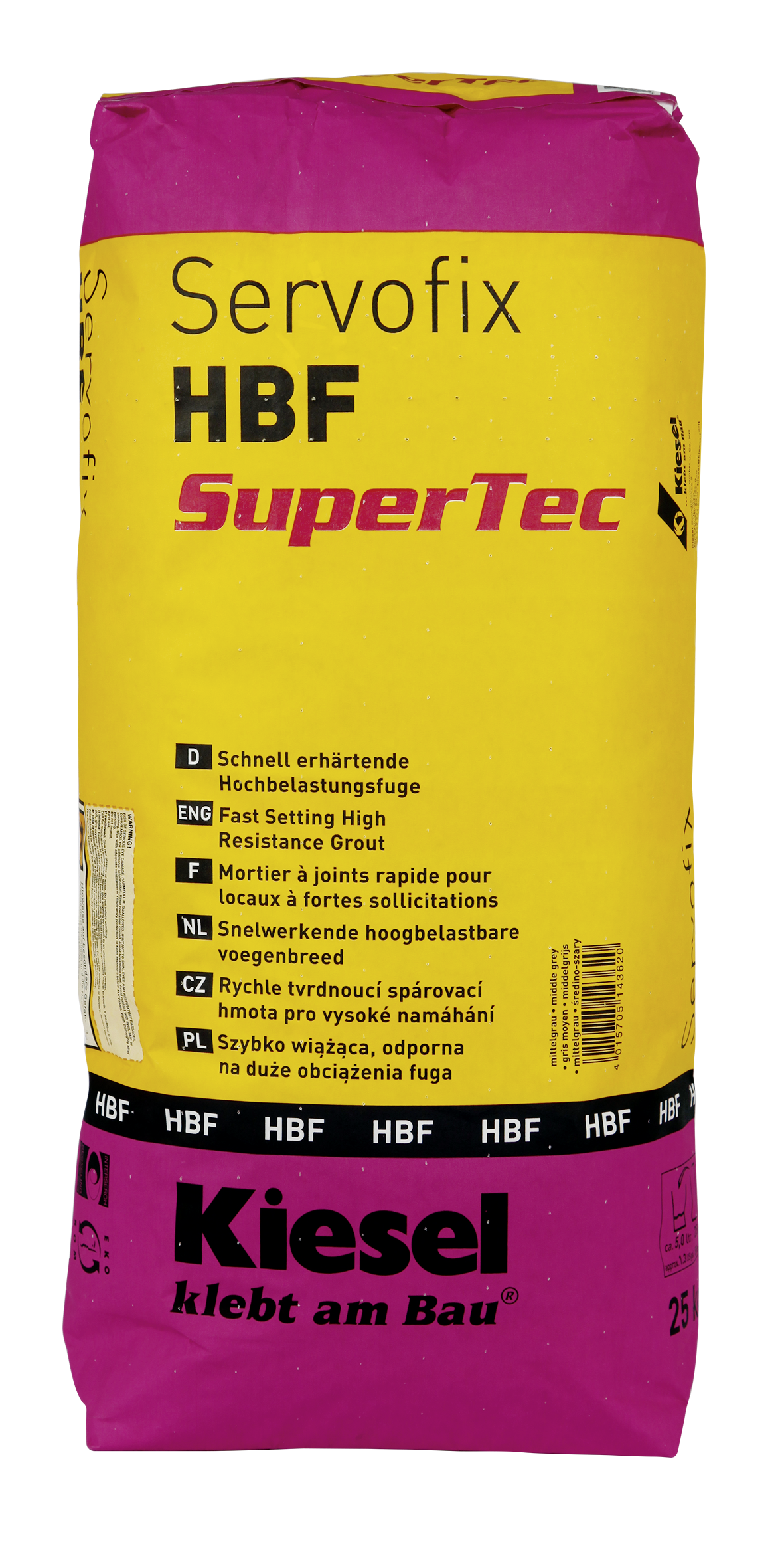 Rejuntado de Baldosas y Azulejos Servofix HBF SuperTec 25KG