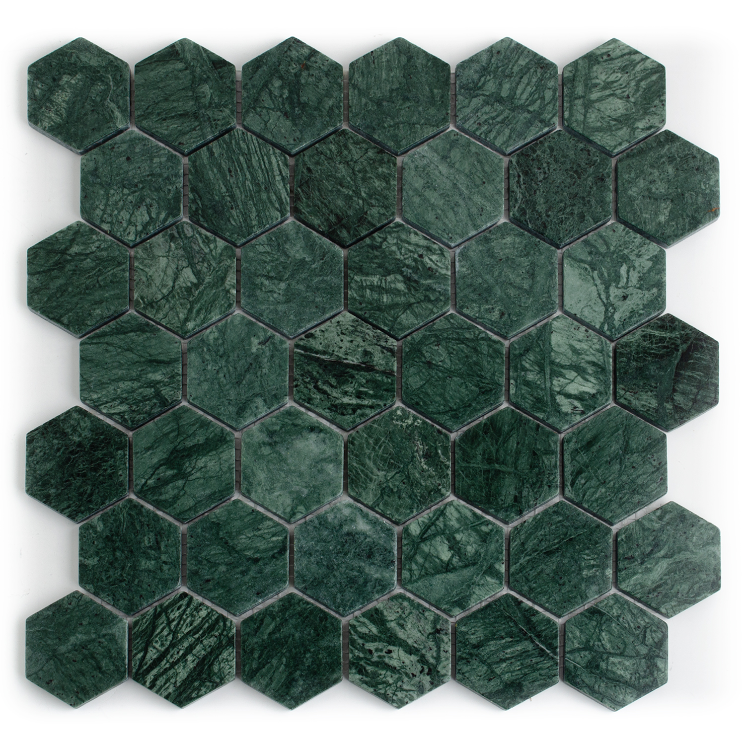Mosaico de Piedra Natural Mosaico de Vidrio Verde en Verde Nora