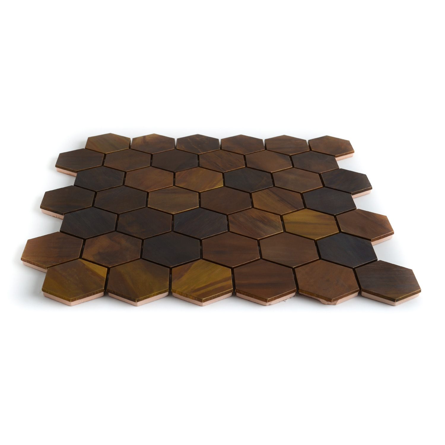 Mosaico hexagonal Cobre 48 Mali Paquete