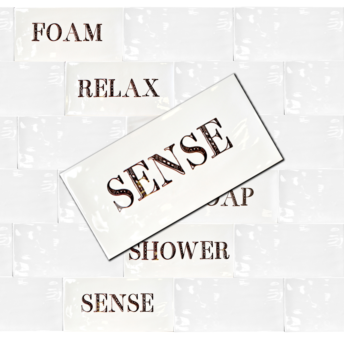 Wandfliesen Dekor Metro Fliesen gewellt-BEN10265.1