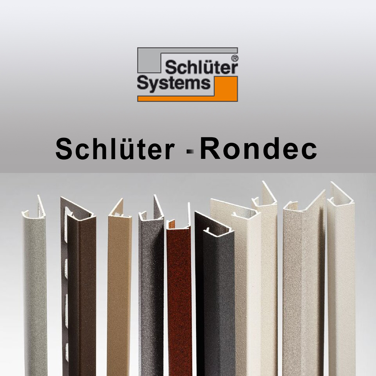 Fliesenschienen 8mm Fliesenprofil Schlüter Schiene Rondec Edelstahl 2,5 lfm-BEN10165