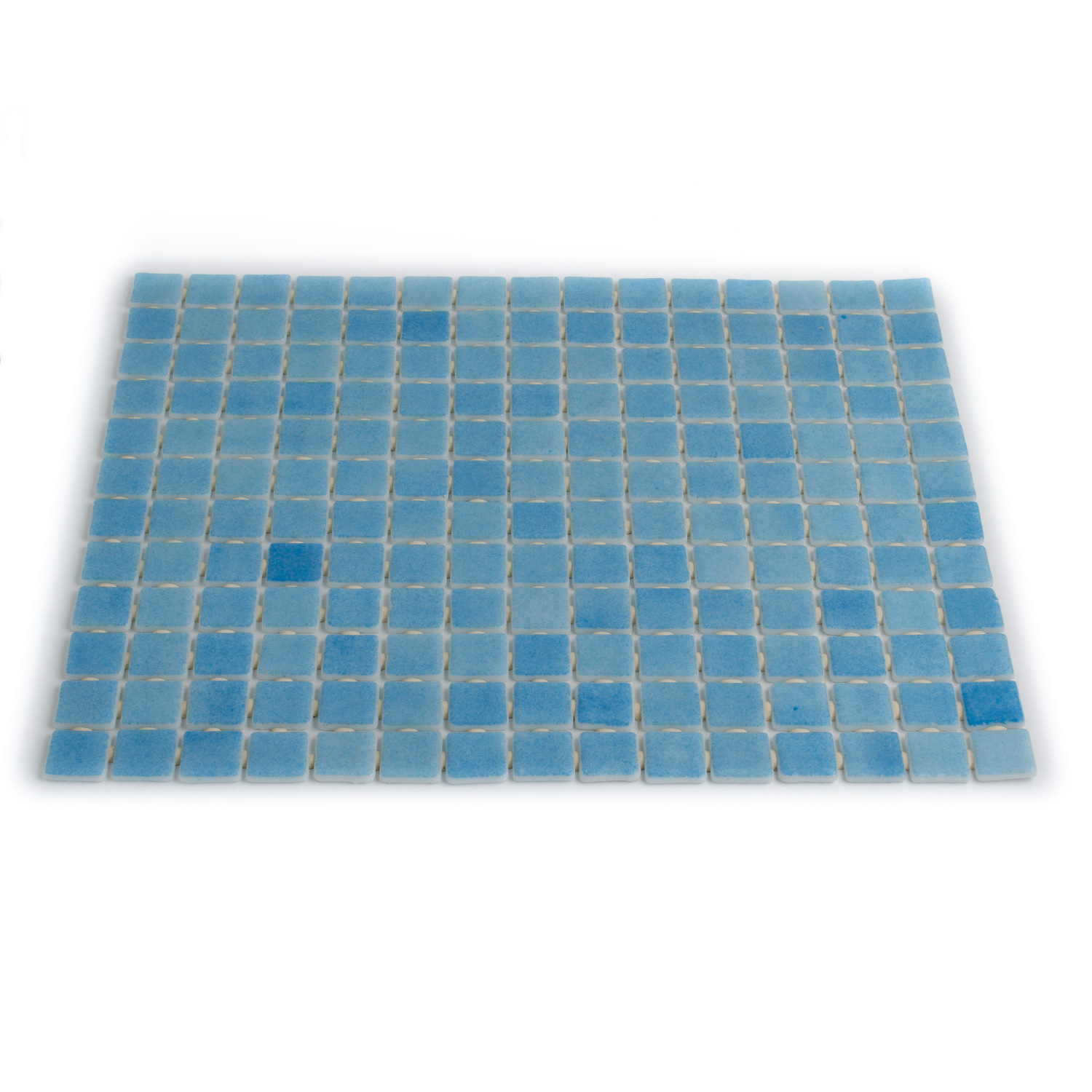 Piscina Mosaico de vidrio azul claro Neela