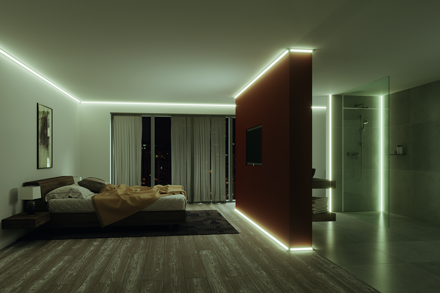 Schlüter Fliesen Profile mit LIPROTEC LED-Modul LLPM Neutralweiß 200cm-BEN10226.11 Schlüter Fliesen Profile mit LIPROTEC LED-Modul LLPM Neutralweiß 200cm-BEN10226.11