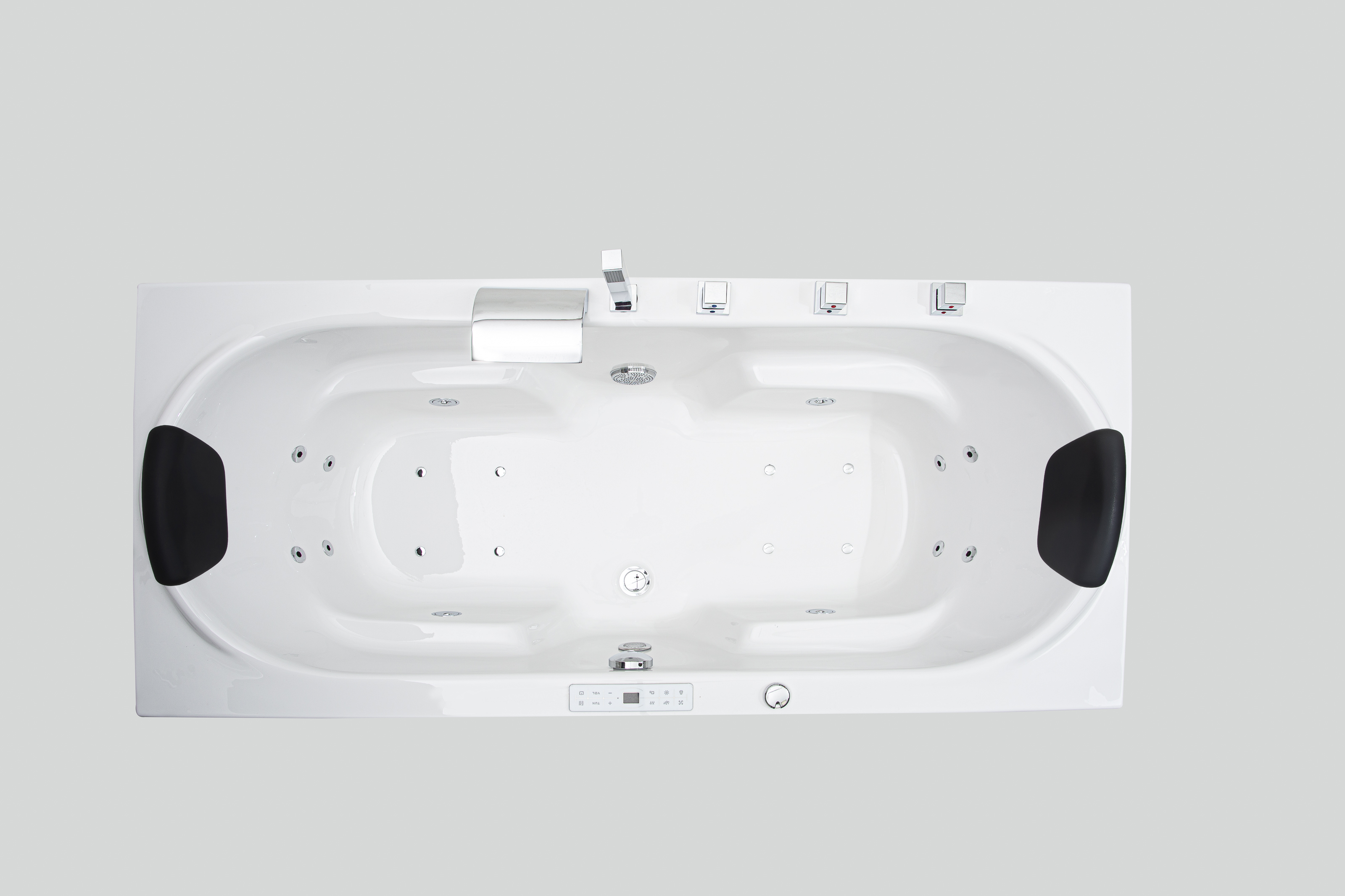 Badewannen Whirlpool mit 20 Massagedüsen Spa Bali Tenganan ONE in weiss MADE IN GERMANY-BEN10151.32