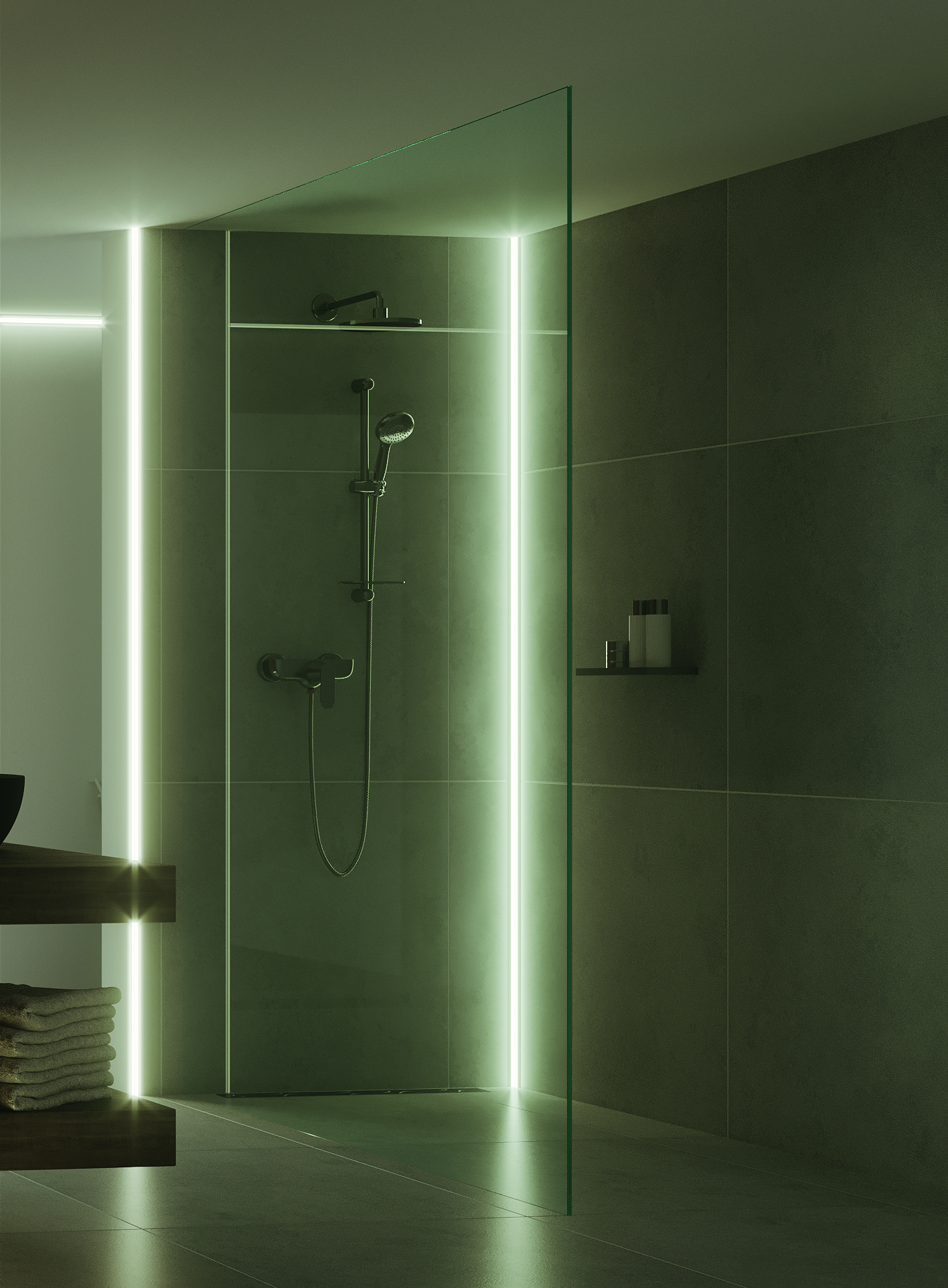 Schlüter Fliesen Profile mit LIPROTEC LED-Modul LLPM 100cm-BEN10226.6 Schlüter Fliesen Profile mit LIPROTEC LED-Modul LLPM 100cm-BEN10226.6