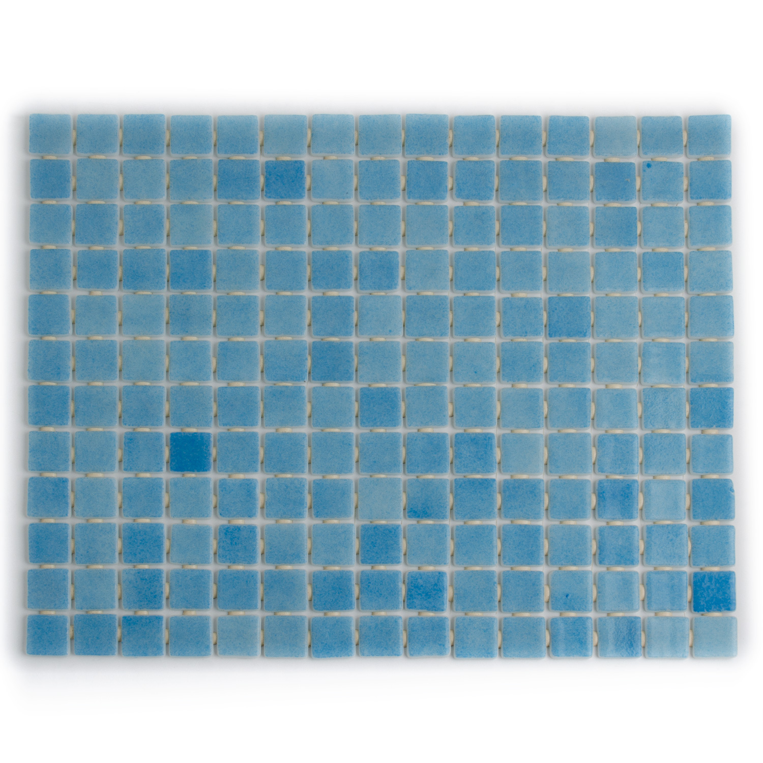 Piscina Mosaico de vidrio azul claro Neela