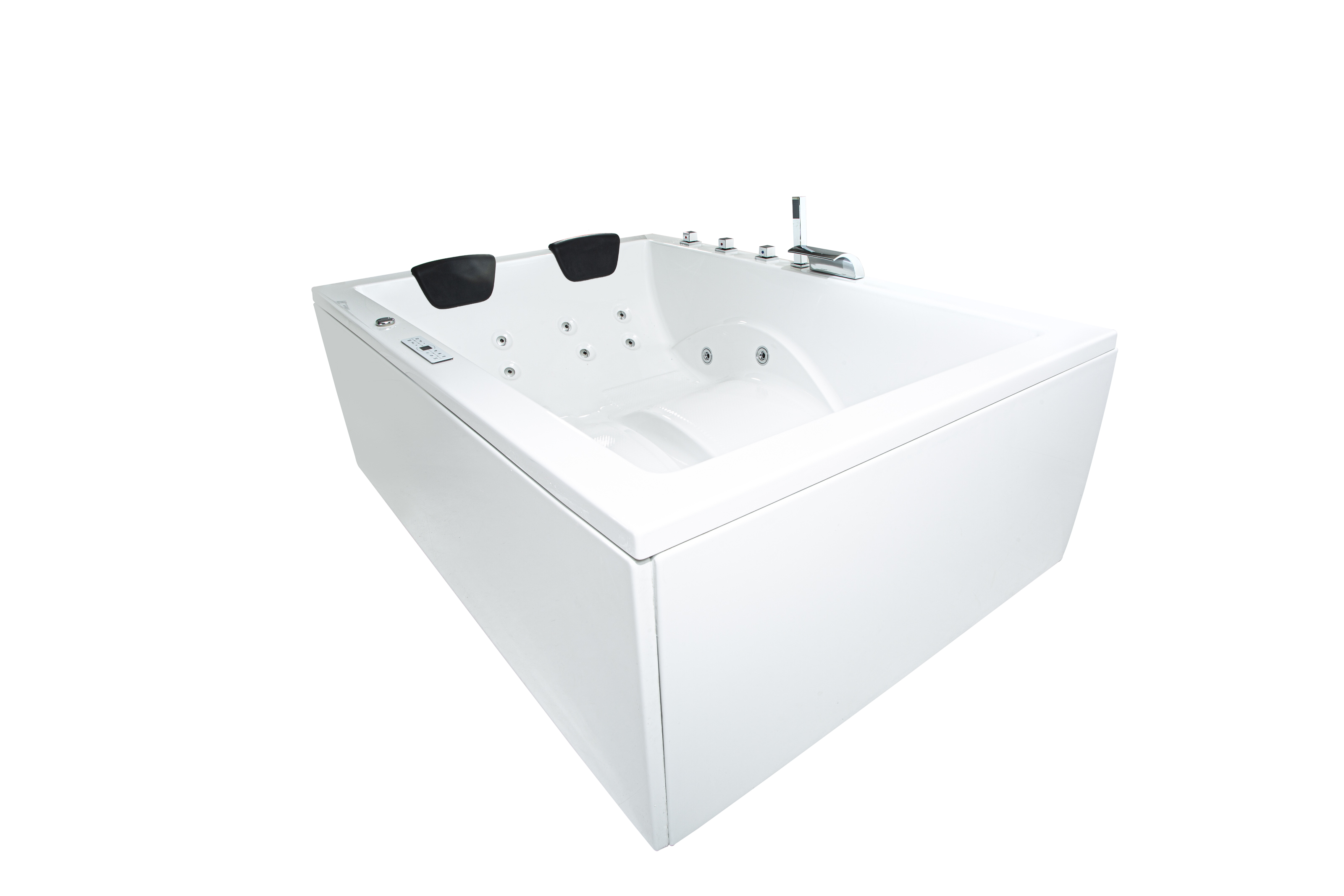 Badewannen Whirlpool mit 24 Massagedüsen Spa Bali Tenganan THREE in weiss MADE IN GERMANY-BEN10153.32