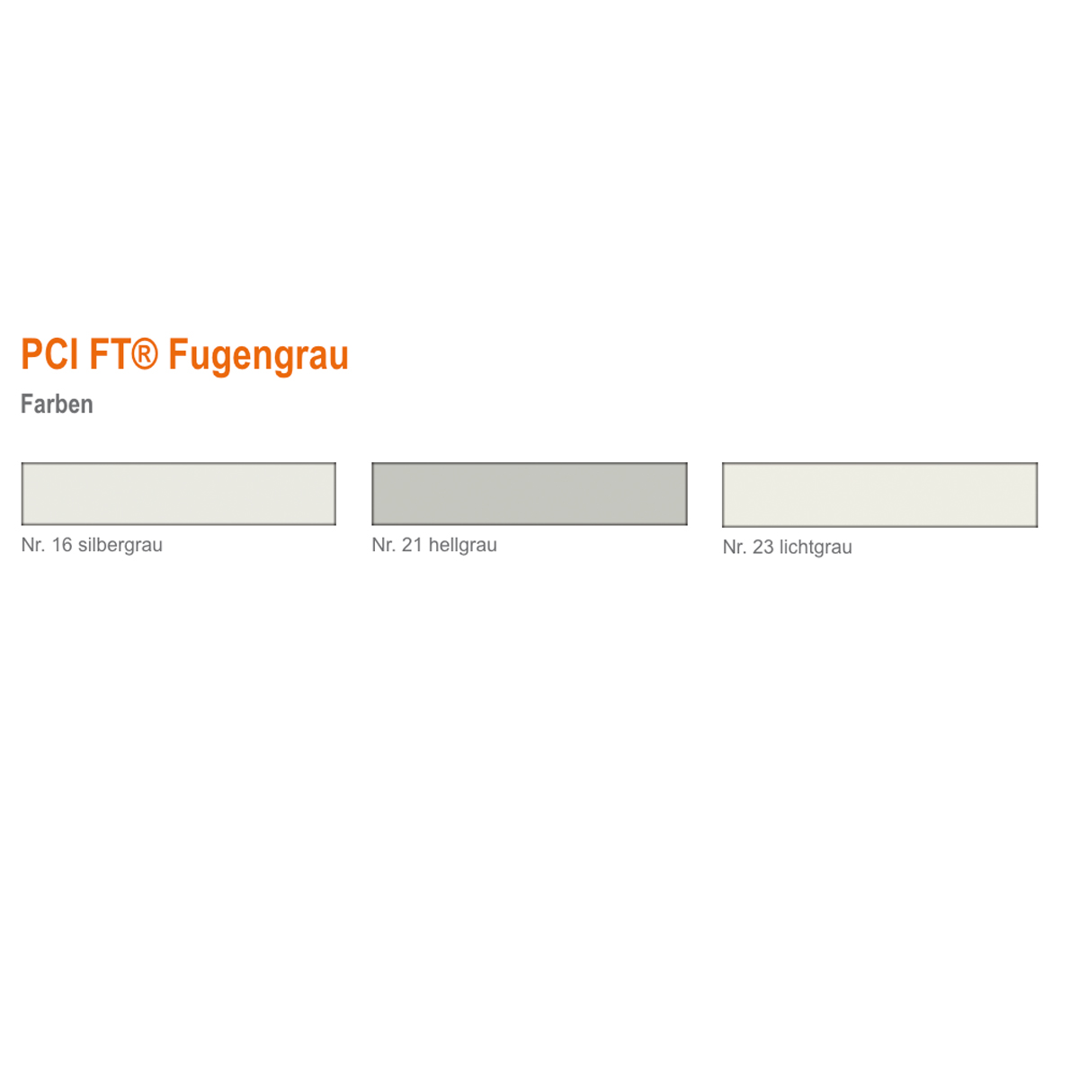 Mortero de rejuntado flexible para revestimientos de loza y gres y para interiores y exteriores PCI FT Grout Gris