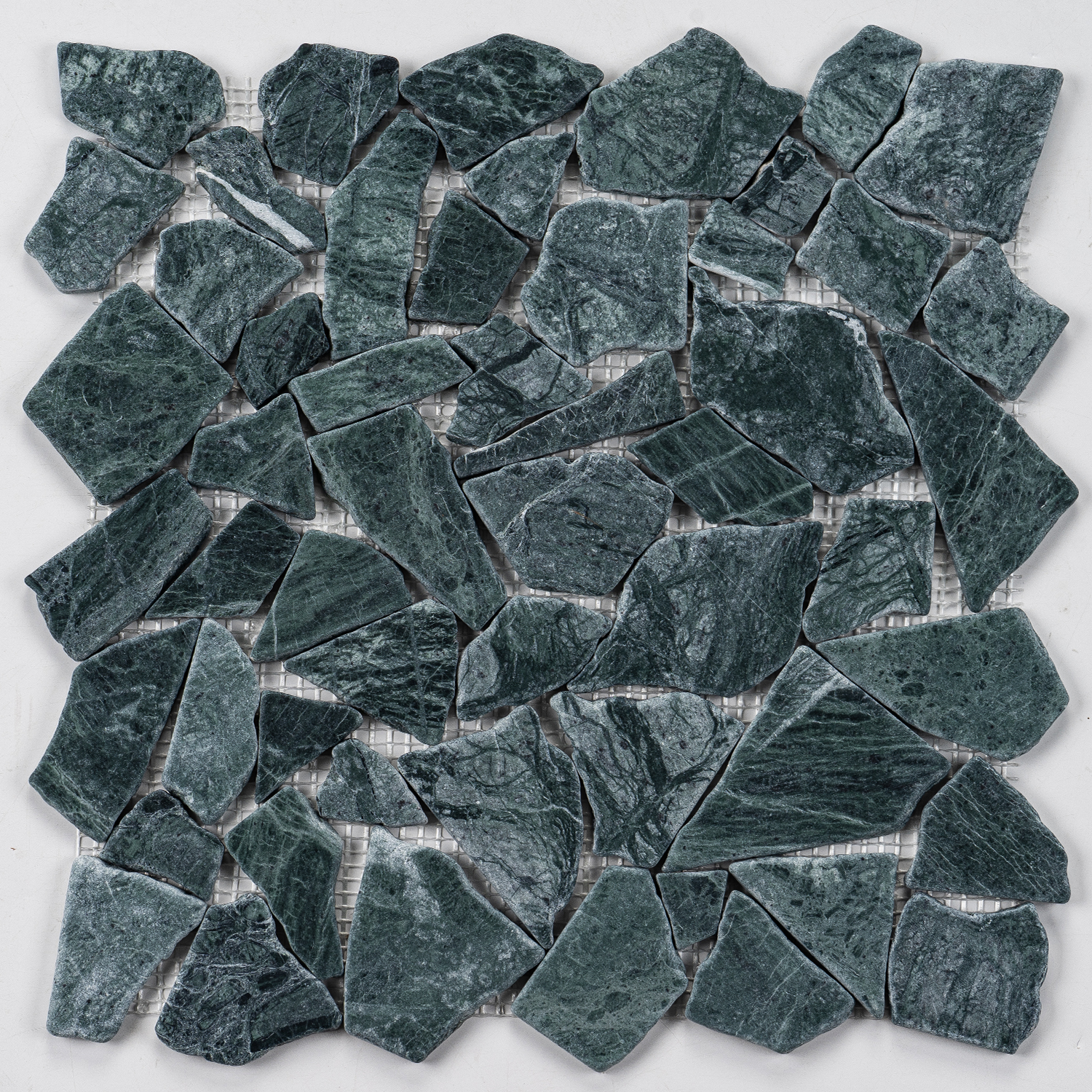 Piedra Natural Mosaico Mármol Cantera Verde Nia