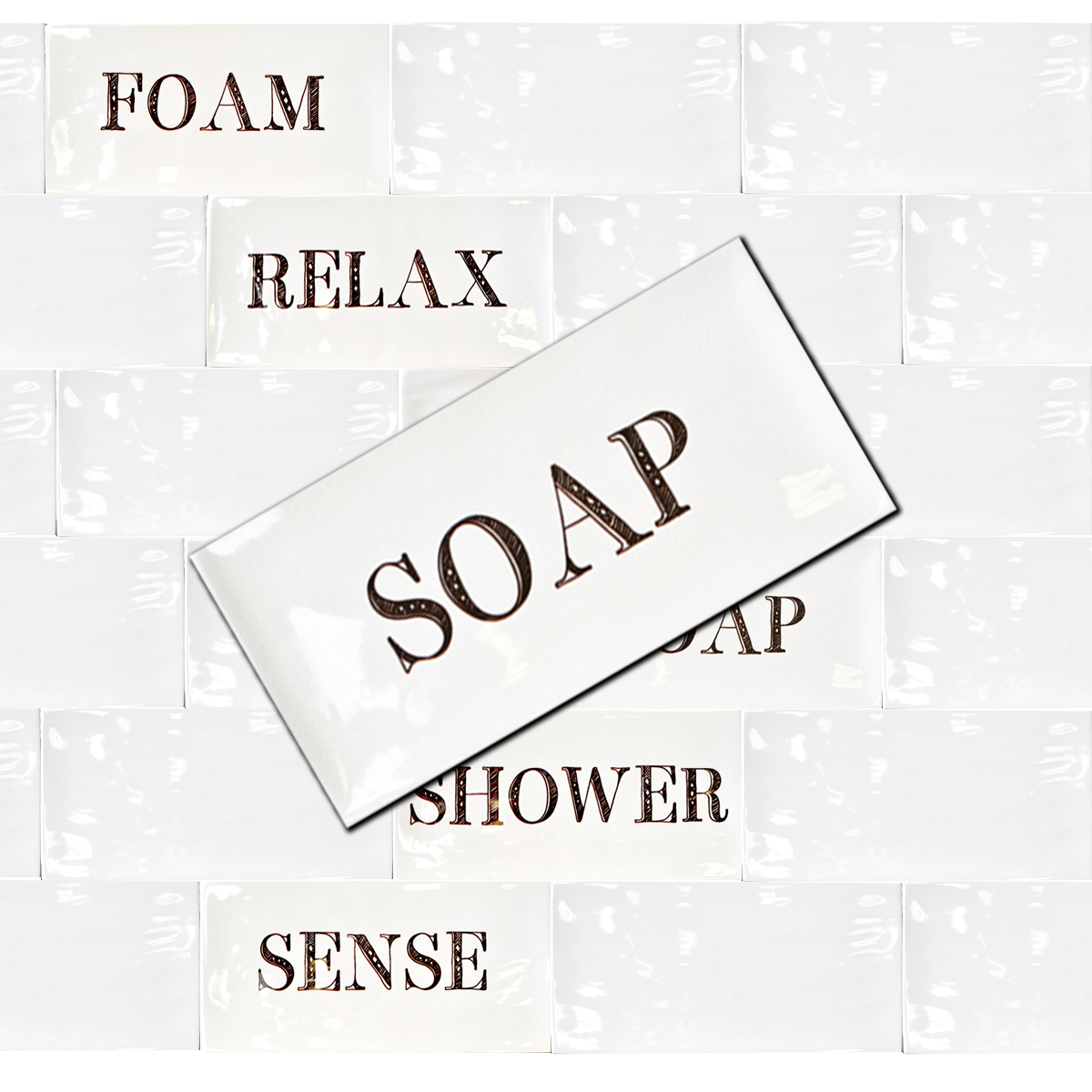 Wandfliesen Dekor Metro Fliesen gewellt-BEN10265.1