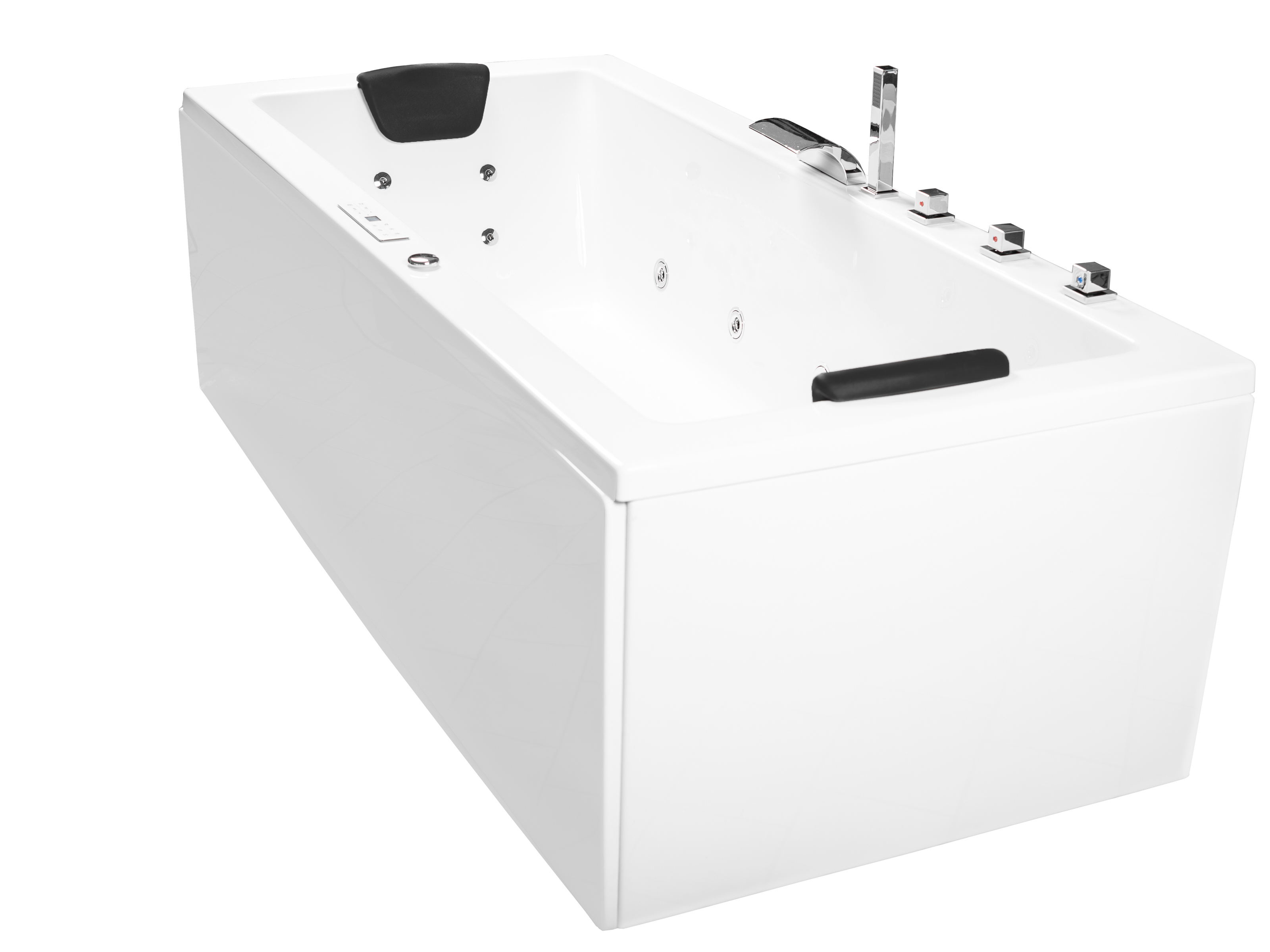 Badewannen Whirlpool mit 24 Massagedüsen Spa Bali Tenganan TWO in weiss MADE IN GERMANY-BEN10152.57