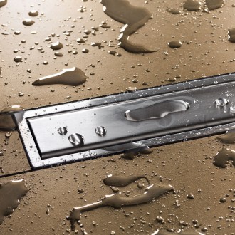 Tapa del canal de ducha Desagüe de ducha Sistema de canal de ducha LINE-A con marco de 19 mm
