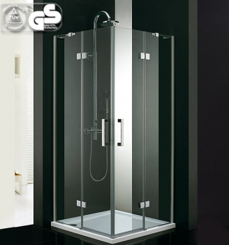 Cabina de ducha mampara de ducha con puertas batientes 80cm