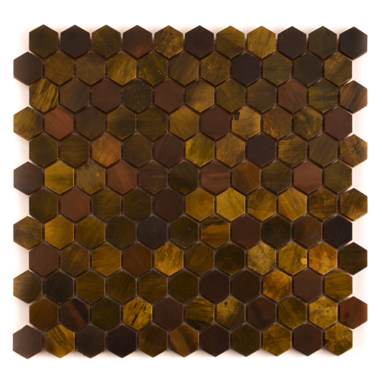 Hexagonmosaik Mosaikfliesen Kupfer Mali -BEN10216 Hexagonmosaik Mosaikfliesen Kupfer Mali -BEN10216